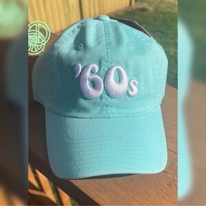 American Needle 60s Baseball Cap Hat Turquoise Blue